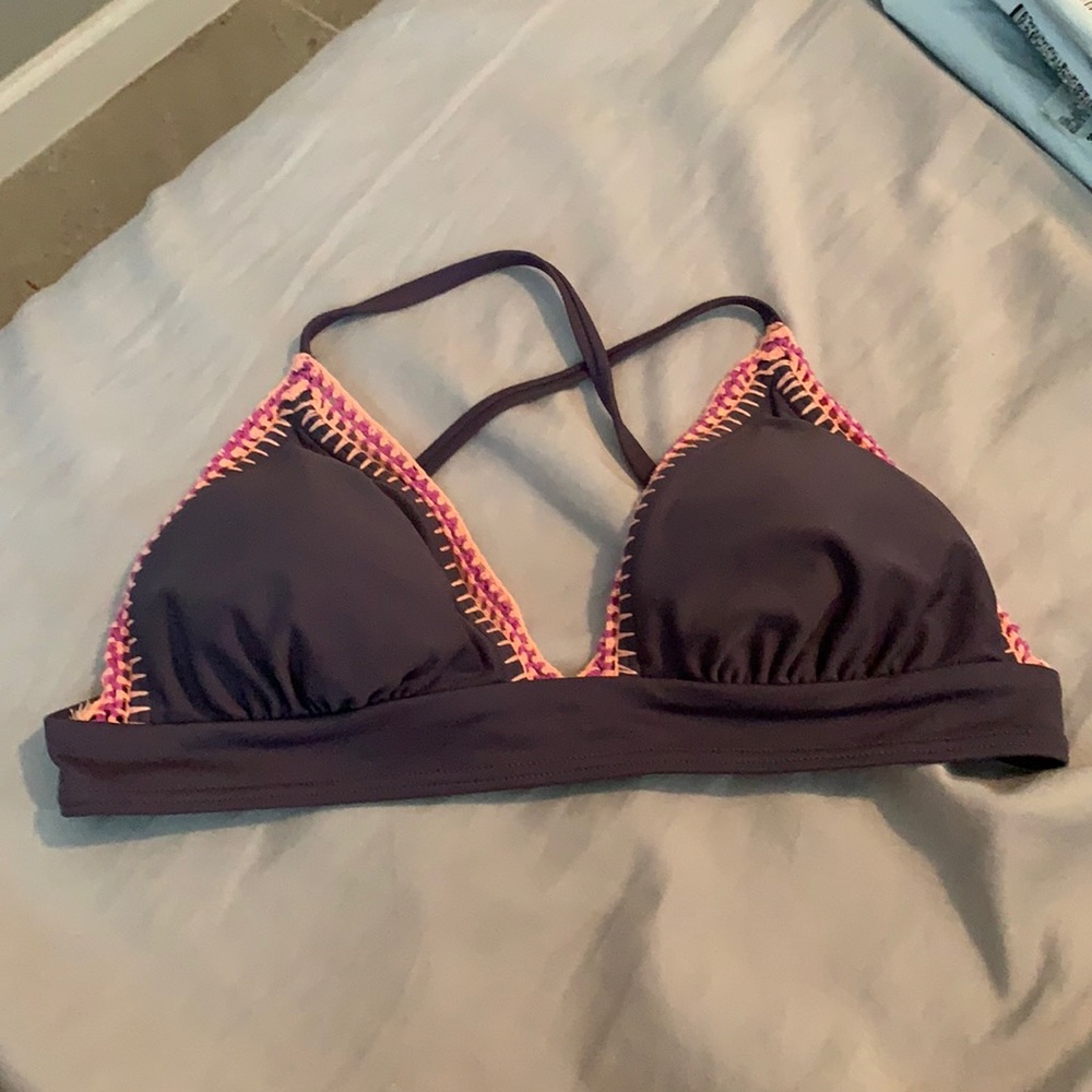 purple target bikini top